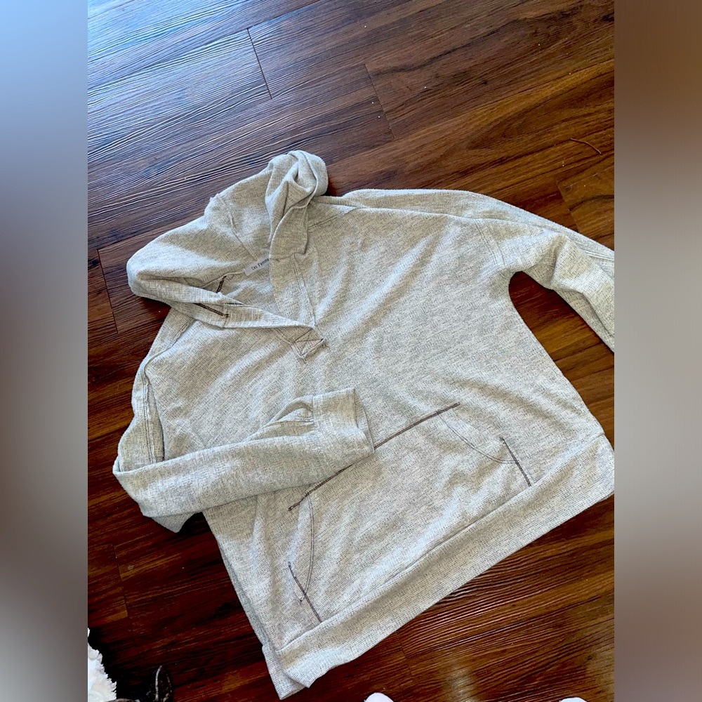 Heather gray comfy hoodie